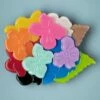Rainbow Heartfelt Hydrangea Brooch 2 Rainbow Heartfelt Hydrangea Brooch -King Louie Shop 235082 Erstwilder 46323 Broche Rainbow Heartfelt Hydrangea 230109 503W category
