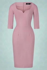 The Patrizia Pencil Dress In Blush Pink 6 The Patrizia Pencil Dress In Blush Pink - Image 4