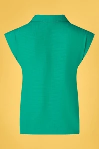 King Louie Sandy Nicole Blouse In Amber Green 5 King Louie Sandy Nicole Blouse In Amber Green - Image 3