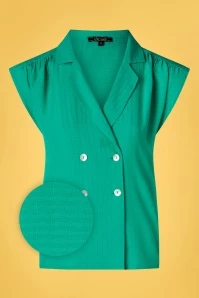 King Louie Sandy Nicole Blouse In Amber Green 4 King Louie Sandy Nicole Blouse In Amber Green - Image 2