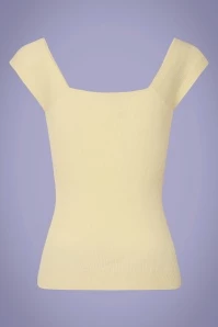 King Louie Marie Club Top In Cream 5 King Louie Marie Club Top In Cream - Image 3