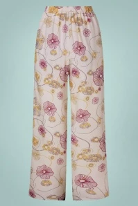 70s Lotus Wide Pants In Off White 4 70s Lotus Wide Pants In Off White - Image 2