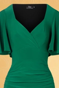 The Eugenie Butterfly Pencil Dress In Green 8 The Eugenie Butterfly Pencil Dress In Green - Image 6