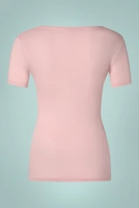 Scoop Swim Top In Pink 4 Scoop Swim Top In Pink - Image 2