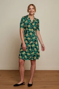 King Louie Diner Pica Dress In Black