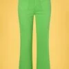 Betsy Bell Bottom Trousers In Green 1 Betsy Bell Bottom Trousers In Green -King Louie Shop 236576 Surkana 45477 Jeans Green Flared 020822 604W category
