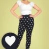 Emmie Heart Ahoy Cigarette Trousers In Navy -King Louie Shop 237085 Collectif 46347 Emmie Heart Ahoy Trousers Navy 2023022 020LW category