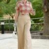 Lavina Sadie Wide Legged Summer Pants In Sand -King Louie Shop 237119 Miss Candyfloss 46508 Trousers Sand 20230223 020L category