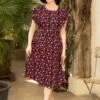Rosy Rose Swing Dress In Navy -King Louie Shop 237564 Circus 45428 Socialshoot Feb 2023W category