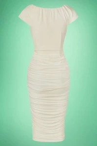 Norma Jeane Pencil Dress In White 9 Norma Jeane Pencil Dress In White - Image 7
