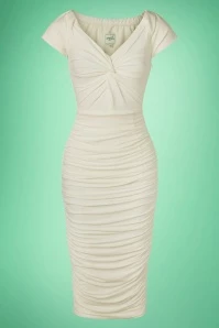 Norma Jeane Pencil Dress In White 7 Norma Jeane Pencil Dress In White - Image 5