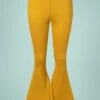 Vixen Belted Bengaline Flared Trousers In Mustard -King Louie Shop 237860 Vixen 45956 Pants Flare Mustard 230302 009W category