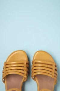 Graciela Clog Sandals In Ochre 6 Graciela Clog Sandals In Ochre - Image 4