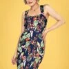 Vixen Floral Bird Wrap Dress In Multi -King Louie Shop 237936 Vixen 45897 Floral Bird Wrap Dress Blue 20230222 020LW category