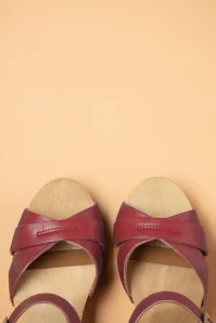 Lena Clogs In Red 5 Lena Clogs In Red - Image 3