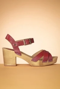 Lena Clogs In Red 4 Lena Clogs In Red - Image 2