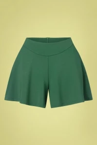 Vixen Freya Flare Shorts In Green