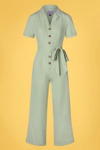 Adventure Ahead Jumpsuit In Green