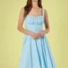 Valerie Swing Dress In Sky Blue 1 Valerie Swing Dress In Sky Blue -King Louie Shop 238662 Timeless 46065 Valerie Dress Sky Blue 20230307 020Lw category