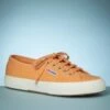 Superga Cotu Classic Sneakers In Apricot -King Louie Shop 238724 Superga 45292 Flats Sneakers White Orange 230308 406 category