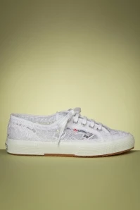 Superga Macrame Sneakers In White 5 Superga Macrame Sneakers In White - Image 3