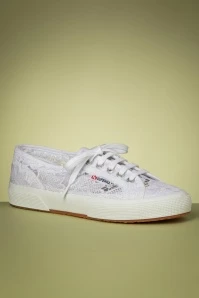 Superga Macrame Sneakers In White 3 Superga Macrame Sneakers In White