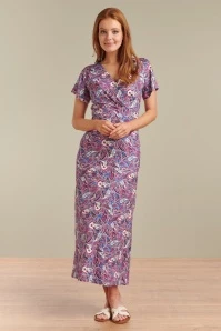 Paisley Maxi Dress In Multi
