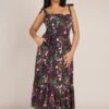 Katrina Tropical Reef Swing Dress In Black -King Louie Shop 239172 Collectif 46384 Katrina Tropical Reed Swing Maxi Dress 20230314 020LW category