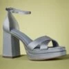 Tamaris Steffi Platform Sandals In Titanium Grey -King Louie Shop 239520 Tamaris 45506 Sandals in Light Blue 20230317 011W category