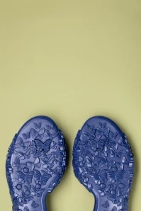 Flexi Butterfly Flipflop Sandals In Blue 8 Flexi Butterfly Flipflop Sandals In Blue - Image 6