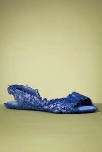 Flexi Butterfly Flipflop Sandals In Blue 5 Flexi Butterfly Flipflop Sandals In Blue - Image 3