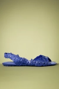 Flexi Butterfly Flipflop Sandals In Blue 7 Flexi Butterfly Flipflop Sandals In Blue - Image 5