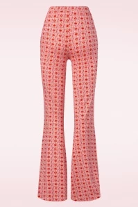 Saskia Flared Pants In Orange 4 Saskia Flared Pants In Orange - Image 2