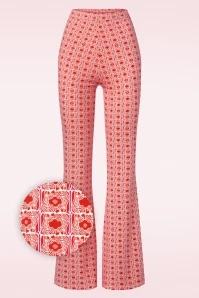 Saskia Flared Pants In Orange 3 Saskia Flared Pants In Orange