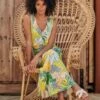Tasia Tropical Maxi Dress In Multi