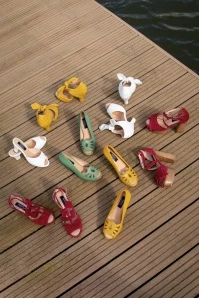 Yvonne Saint Tropez Platform Pumps In Fiery Red 8 Yvonne Saint Tropez Platform Pumps In Fiery Red - Image 6