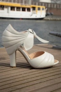 June Portofino Pumps In Cream 5 June Portofino Pumps In Cream - Image 3