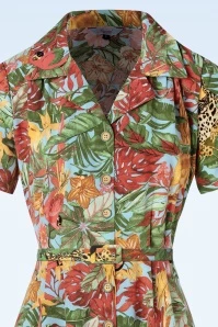 Wild Parrot Swing Dress In Multi 4 Wild Parrot Swing Dress In Multi - Image 2