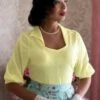 Edeva Sun Blouse In Yellow 2 Edeva Sun Blouse In Yellow -King Louie Shop 240298 Miss Candyfloss 46546 Top Sun 20230330 020L category