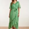 Meila Sparkling Maxi Dress In Green -King Louie Shop 240336 Smashed Lemon 46097 Maxi Dress Green 20230329 020LW category