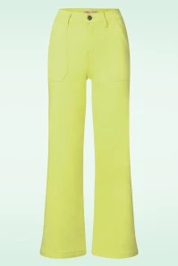 Naomi Trousers In Lime