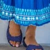 Flexi Butterfly Flipflop Sandals In Blue 1 Flexi Butterfly Flipflop Sandals In Blue -King Louie Shop 240890 Sunies 46824 Sandal Coconutfiber Butterfly Blue 230317 516W category