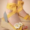 Lady Daisy Wedges In Yellow -King Louie Shop 241056 Banned 45385 Sandals yellow 20230329 016W category