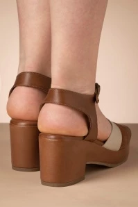 Gala Clog Sandals In Brandy 7 Gala Clog Sandals In Brandy - Image 5