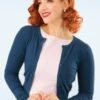 Bunny 50s Paloma Cardigan In Blue 2 Bunny 50s Paloma Cardigan In Blue -King Louie Shop 241069 Bunny Paloma Cardigan 140 30 14863 20150305 0007W category