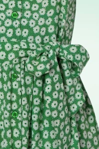 Finola Daisies Dress In Green 6 Finola Daisies Dress In Green - Image 4