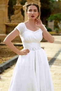 King Louie Shop -King Louie Shop 241762 Miss Candyfloss 46536 Swing Dress White 20230424 022LW category