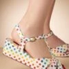 Kira Polkadot Wedge Sandals In White 2 Kira Polkadot Wedge Sandals In White -King Louie Shop 241783 Bait 47453 Peeptoe Sandal Kira Polka Dot White 20230420 407 category