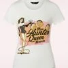 Man Hunter T-Shirt In White -King Louie Shop 241864 Queen Kerosin 46006 Shirt Damen Basic White 230426 407 category