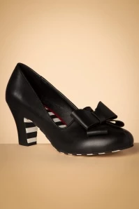 Ava Vegan Swudge Pumps In Black